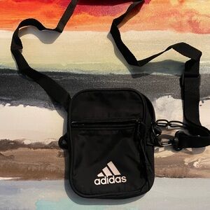 Adidas Black Belt Bag for Men
